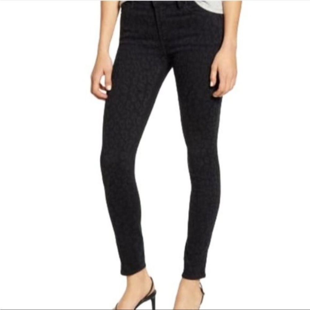 Articles of Society Women’s Black Animal Print Sarah Skinny Jeans /Size 4